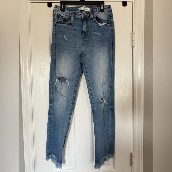 Kancan Skinny Jeans with distressing size 7/27 - Picture 3 of 10